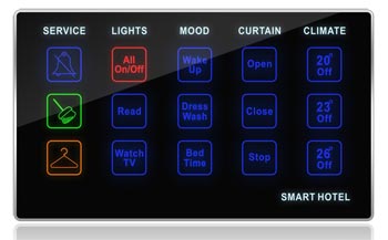 Smart-Bus Hotel Bedside Controller - SB-BEDSD-UN - GTIN (UPC-EAN): 0610696254344