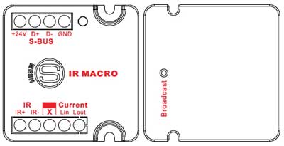 Smart-Bus IR Emitter with Macro & Current Sensor (G4) - SB-IRM-UN - GTIN (UPC-EAN): 0610696254993