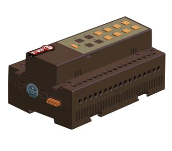 Smart-Bus Relay 8ch 16Amp /ch, DIN-Rail Mount (G4) - SB-RLY8c16A-DN - GTIN (UPC-EAN): 0610696253910 