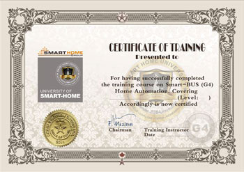 Smart Home University Certificate